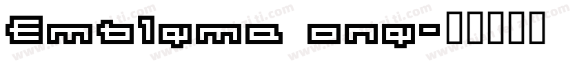 Emblema one字体转换